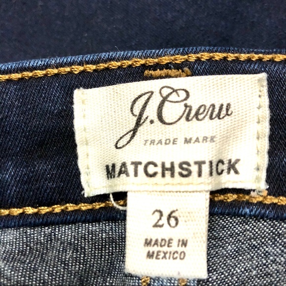 J. Crew Matchstick Jeans Sz 26 - Picture 8 of 8